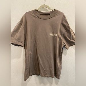 FEAR OF GOD ESSENTIALS DESERT TAUPE SHIRT LARGE